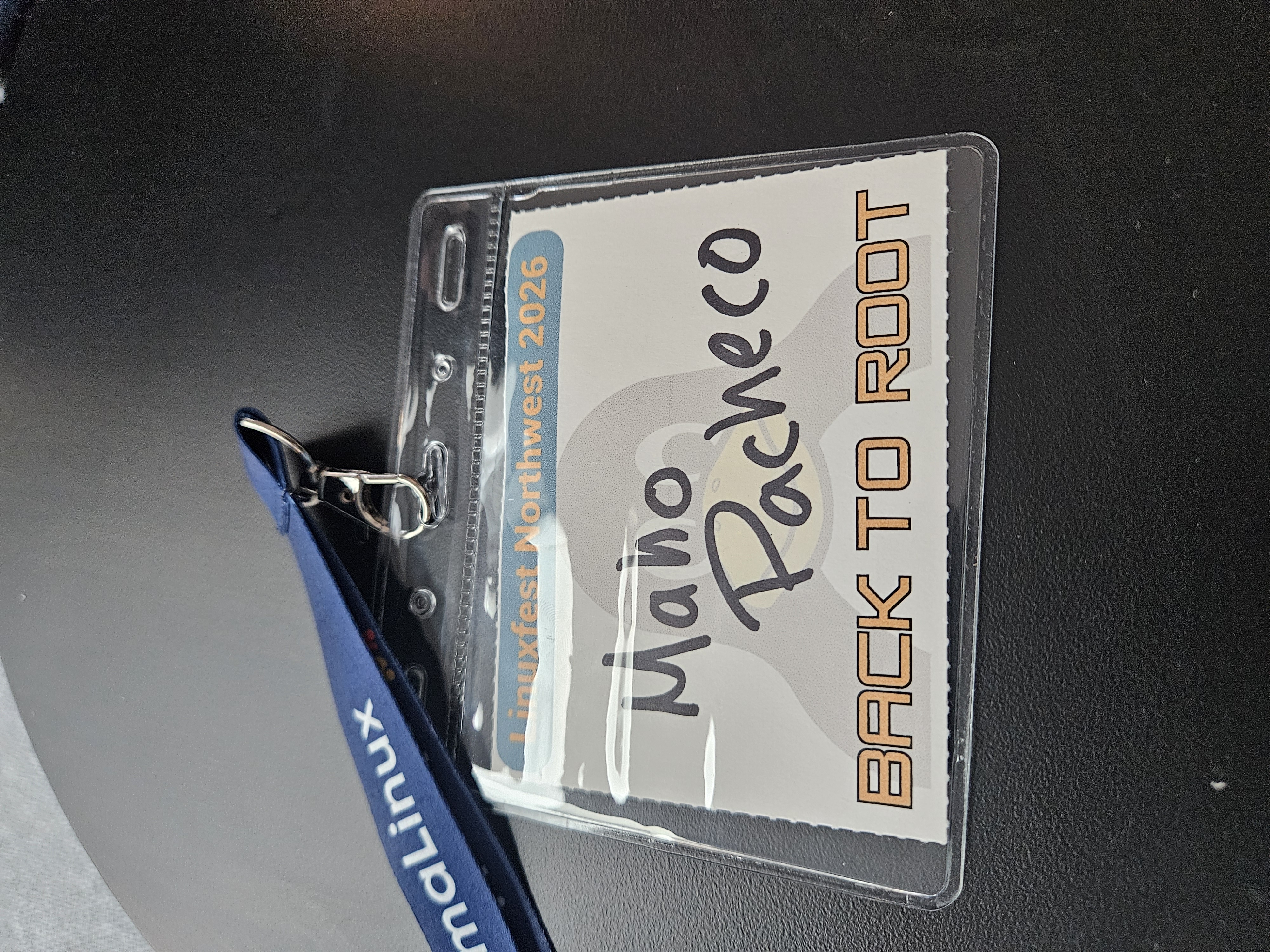 My LinuxFest Northwest 2026 badge