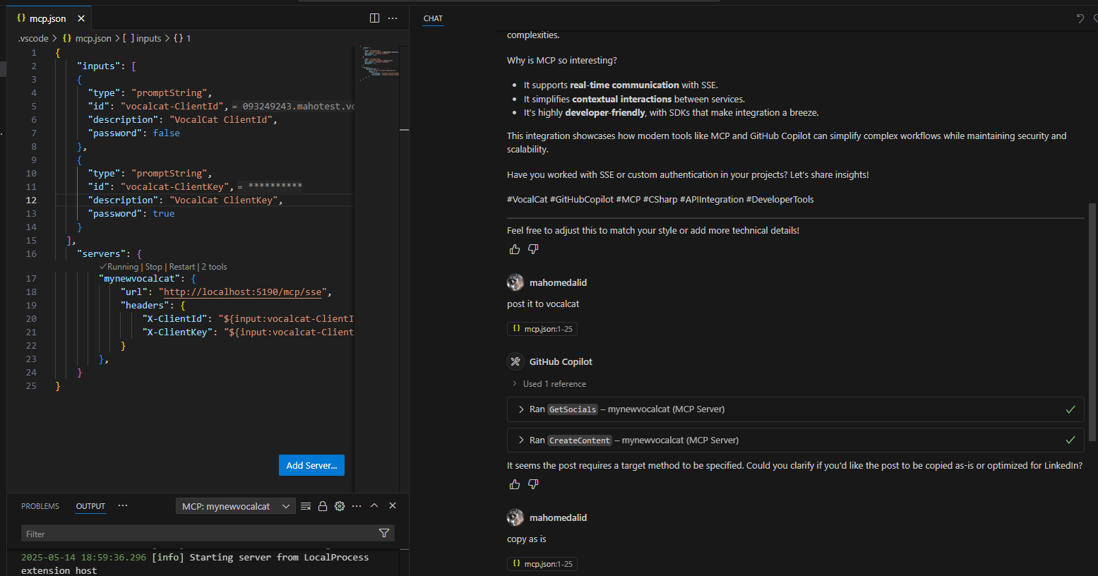 MCP integration example